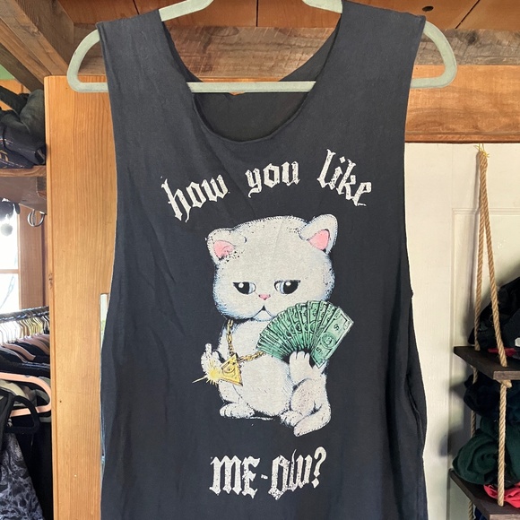 UNIF How You Like Meow Me-Ow? Kitty Shirt T-Shirt - Picture 1 of 6